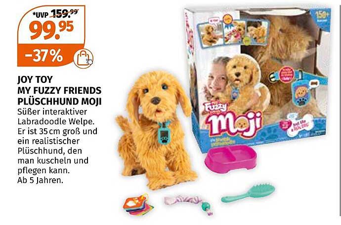 JOY TOY MY FUZZY FRIENDS PLÜSCHHUND MOJI