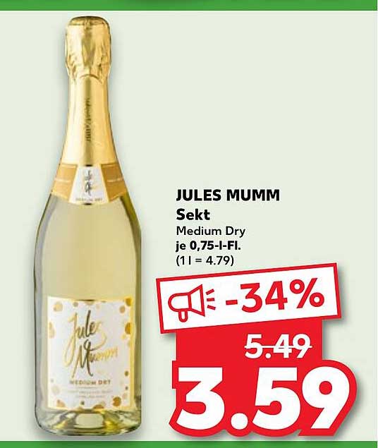 JULES MUMM Sekt