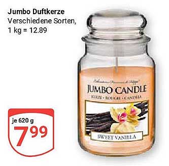 Jumbo Duftkerze