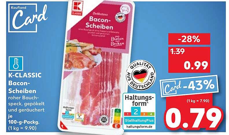 K-CLASSIC Bacon-Scheiben