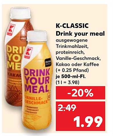 K-CLASSIC Drink your meal