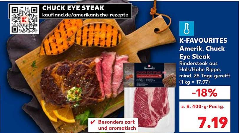 K-FAVOURITES Amerik. Chuck Eye Steak