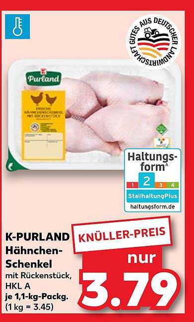 K-PURLAND Hähnchenschenkel