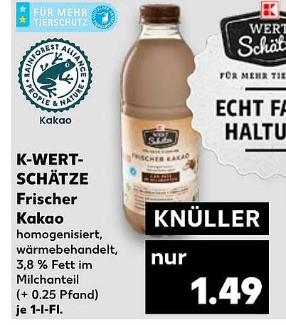 K-WERT-SCHÄTZE Frischer Kakao