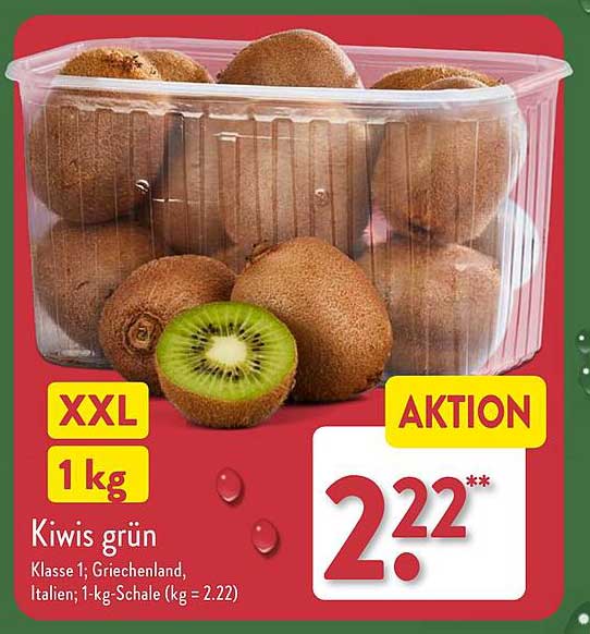 Kiwis grün