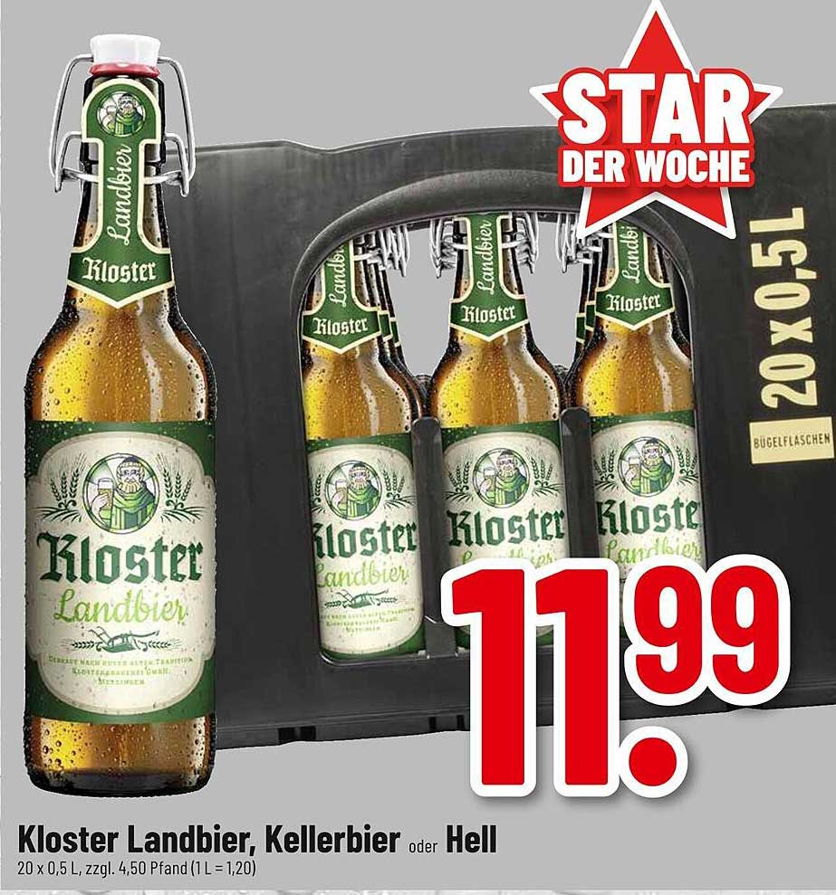 Kloster Landbier, Kellerbier oder Hell