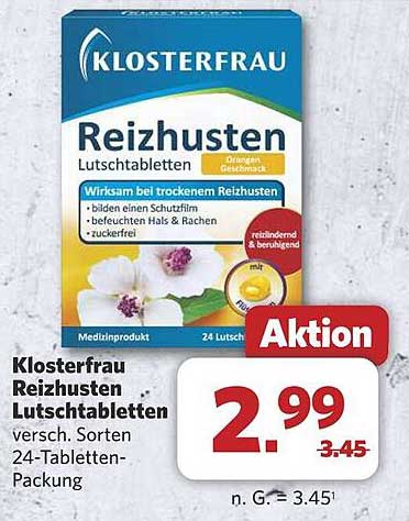 Klosterfrau Reizhusten Lutschtabletten