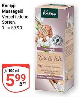 Kneipp Massageöl Du & Ich