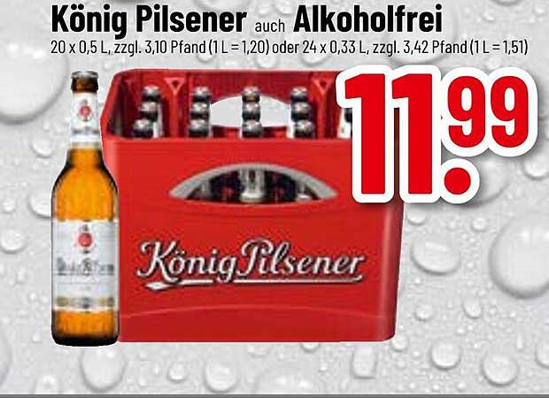 König Pilsener auch Alkoholfrei