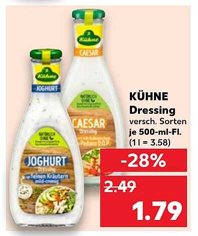 KÜHNE Dressing versch. Sorten