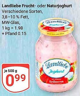 Landliebe Frucht- oder Naturjoghurt