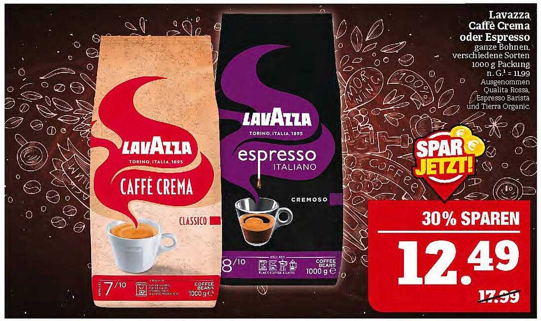 Lavazza Caffè Crema oder Espresso