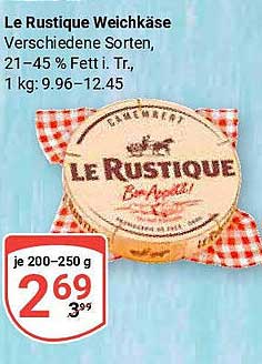 Le Rustique Weichkäse