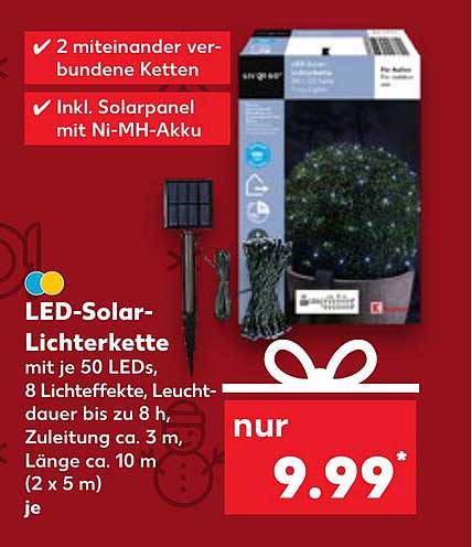 LED-Solar-Lichterkette