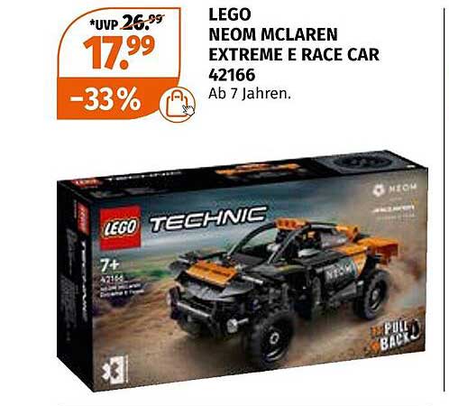 LEGO NEOM MCLAREN EXTREME E RACE CAR 42166