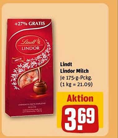 Lindt Lindor Milch