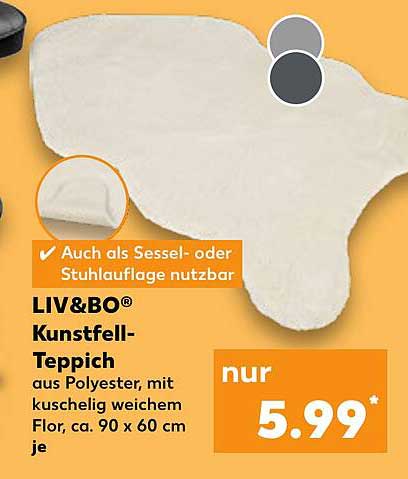 LIV&BO® Kunstfell-Teppich