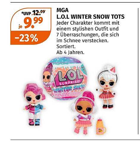 L.O.L WINTER SNOW TOTS