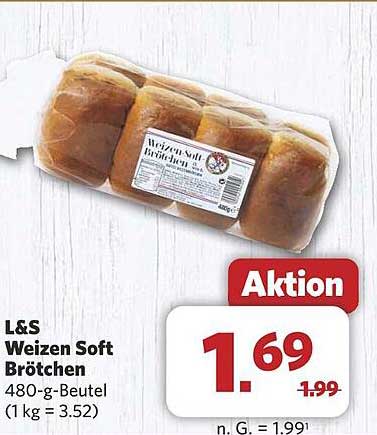 L&S Weizen Soft Brötchen