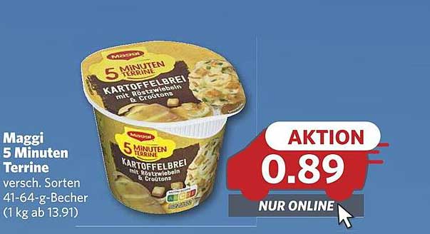 Maggi 5 Minuten Terrine Kartoffelbrei