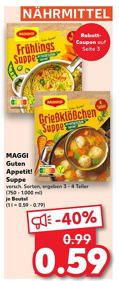 MAGGI Guten Appetit! Suppe