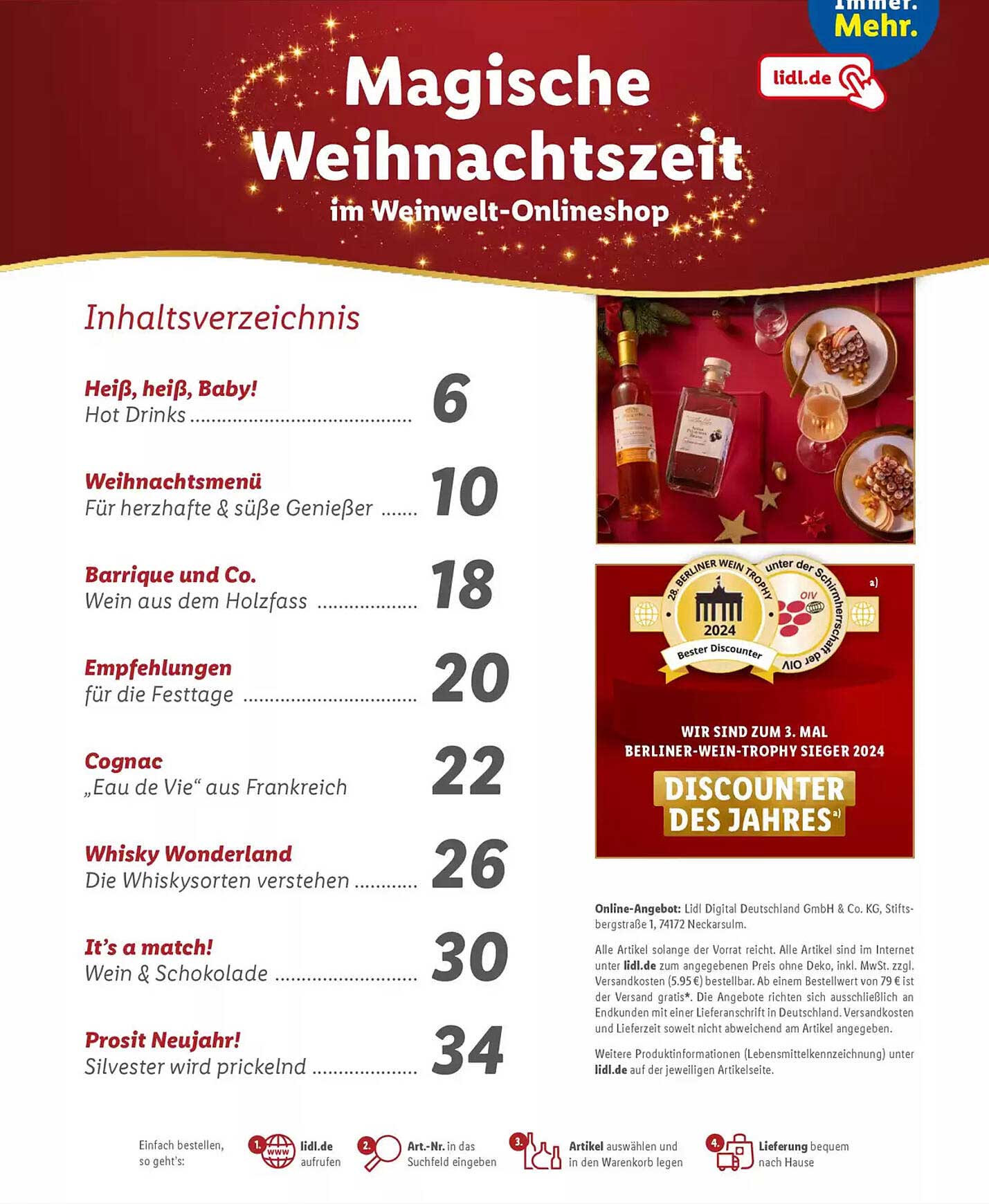 Magische Weihnachtszeit im Weinwelt-Onlineshop