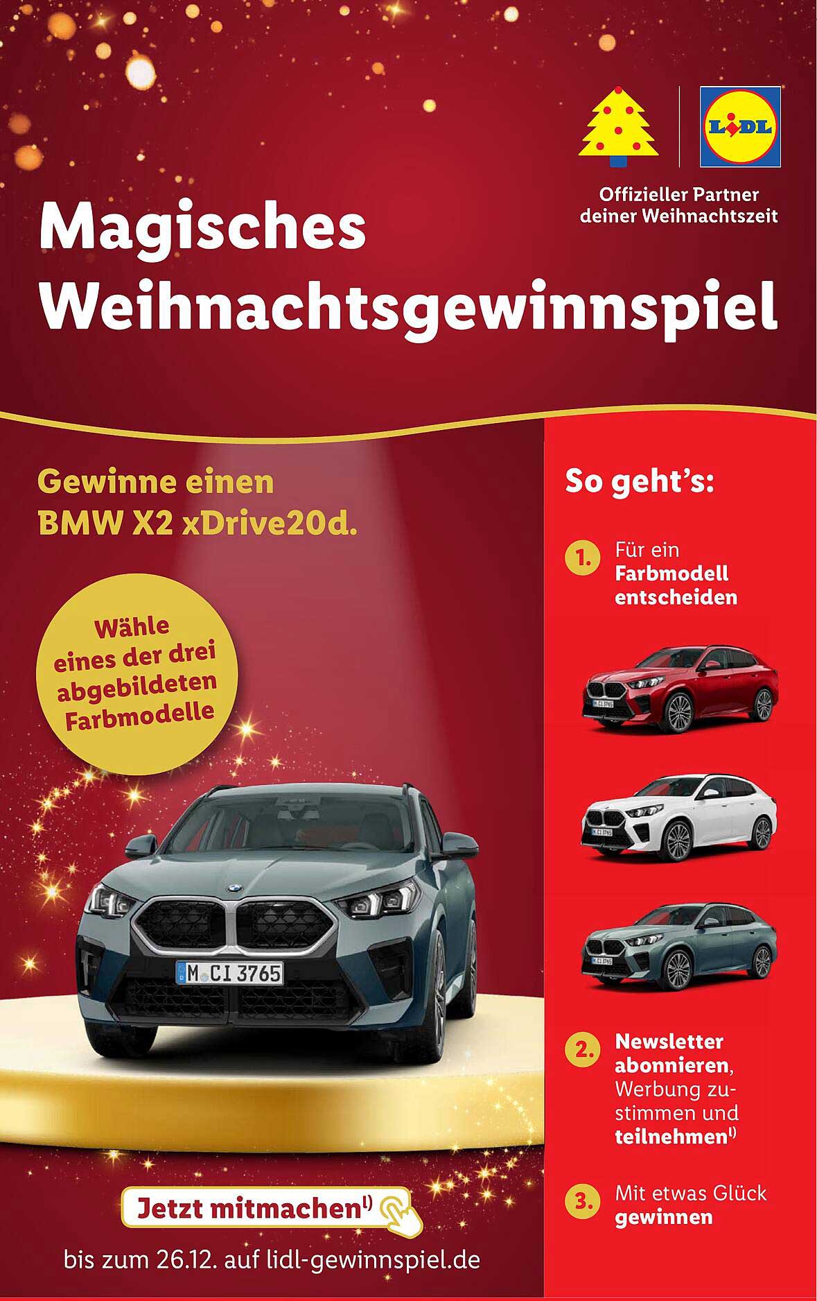 Magisches Weihnachtsgewinnspiel