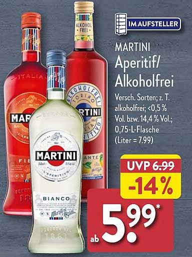 MARTINI Aperitif/Alkoholfrei