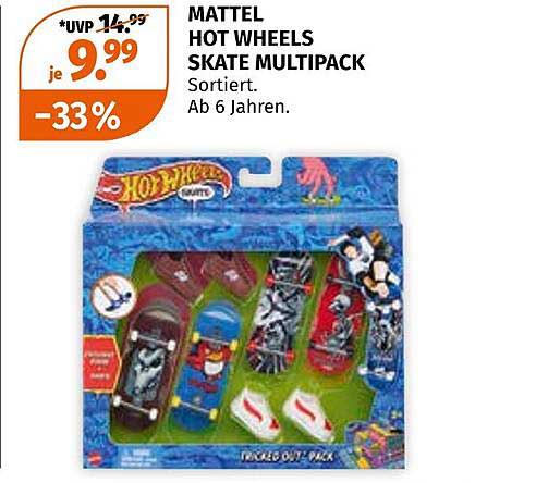 MATTEL HOT WHEELS SKATE MULTIPACK