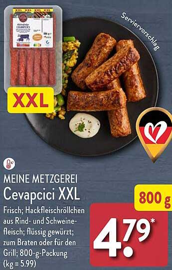 MEINE METZGEREI Cevapcici XXL