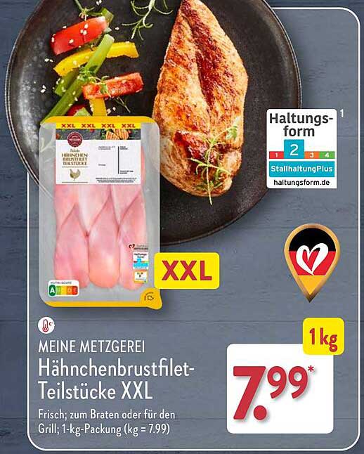 MEINE METZGEREI Hähnchenbrustfilet-Teilstücke XXL