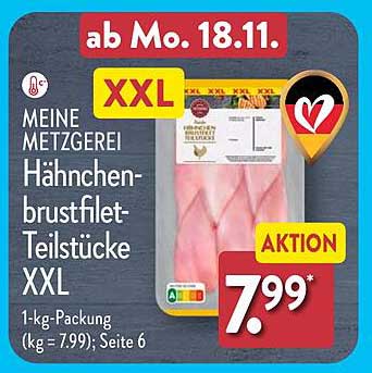 MEINE METZGEREI Hähnchenbrustfilet-Teilstücke XXL