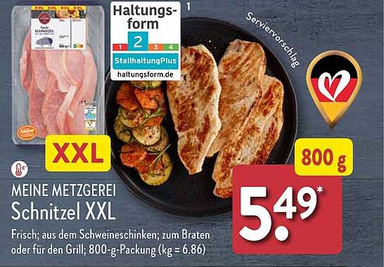 MEINE METZGEREI Schnitzel XXL