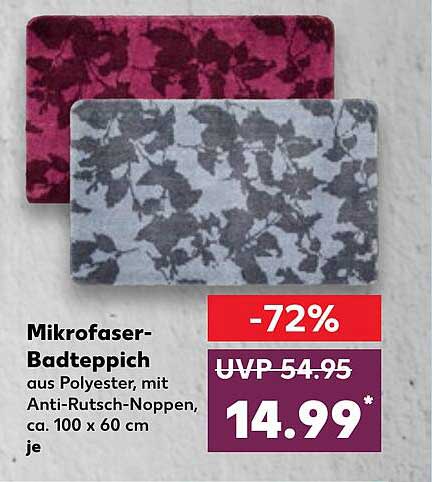 Mikrofaser-Badteppich