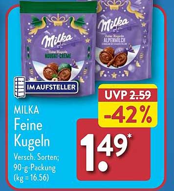 MILKA Feine Kugeln