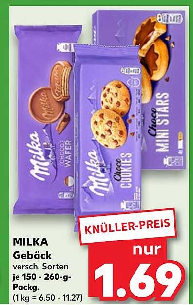 MILKA Gebäck