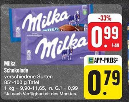 Milka Schokolade