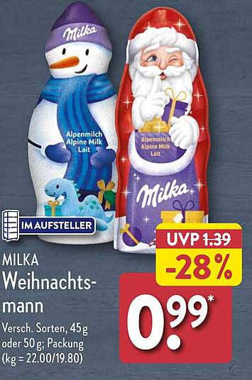 MILKA Weihnachtsmann