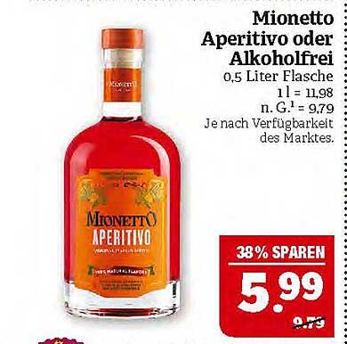 Mionetto Aperitivo oder Alkoholfrei