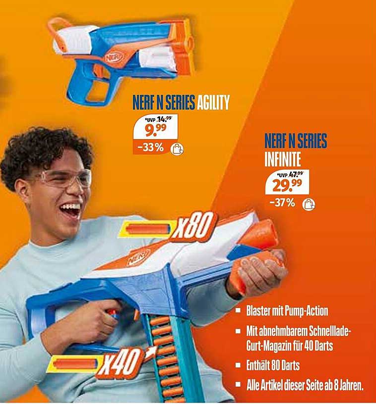 NERF N SERIES AGILITY  
NERF N SERIES INFINITE