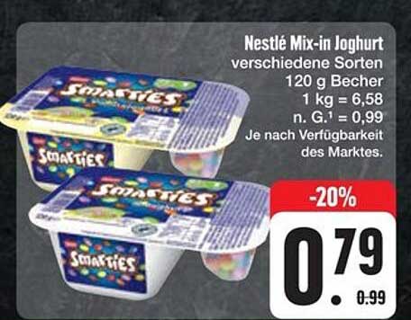 Nestlé Mix-in Joghurt