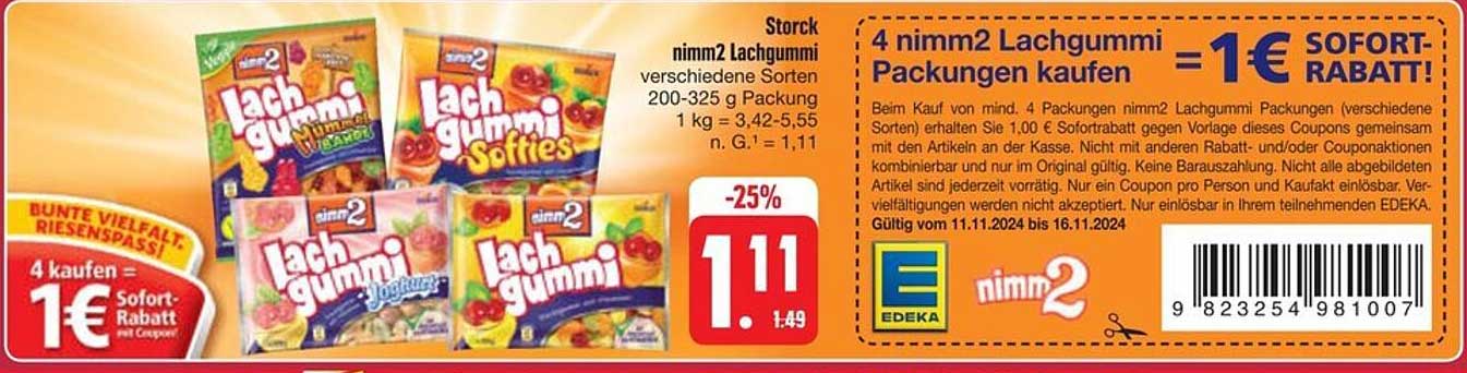 nimm2 Lachgummi