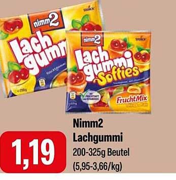 Nimm2 Lachgummi Softies