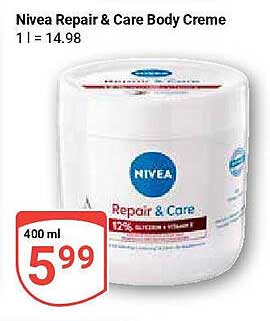 Nivea Repair & Care Body Creme