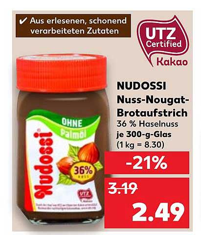 NUDOSSI Nuss-Nougat-Brotaufstrich