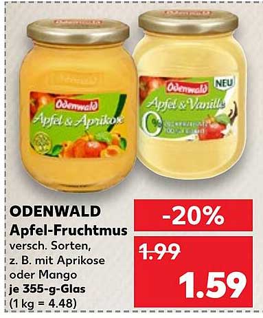 ODENWALD Apfel-Fruchtmus