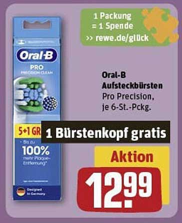 Oral-B Aufsteckbürsten Pro Precision