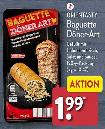 Orientasty Baguette Döner-Art