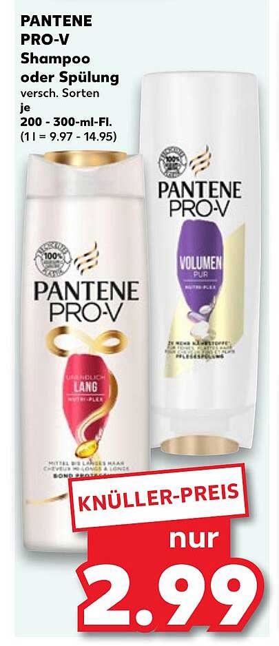 PANTENE PRO-V Shampoo oder Spülung