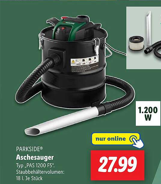 PARKSIDE® Aschesauger